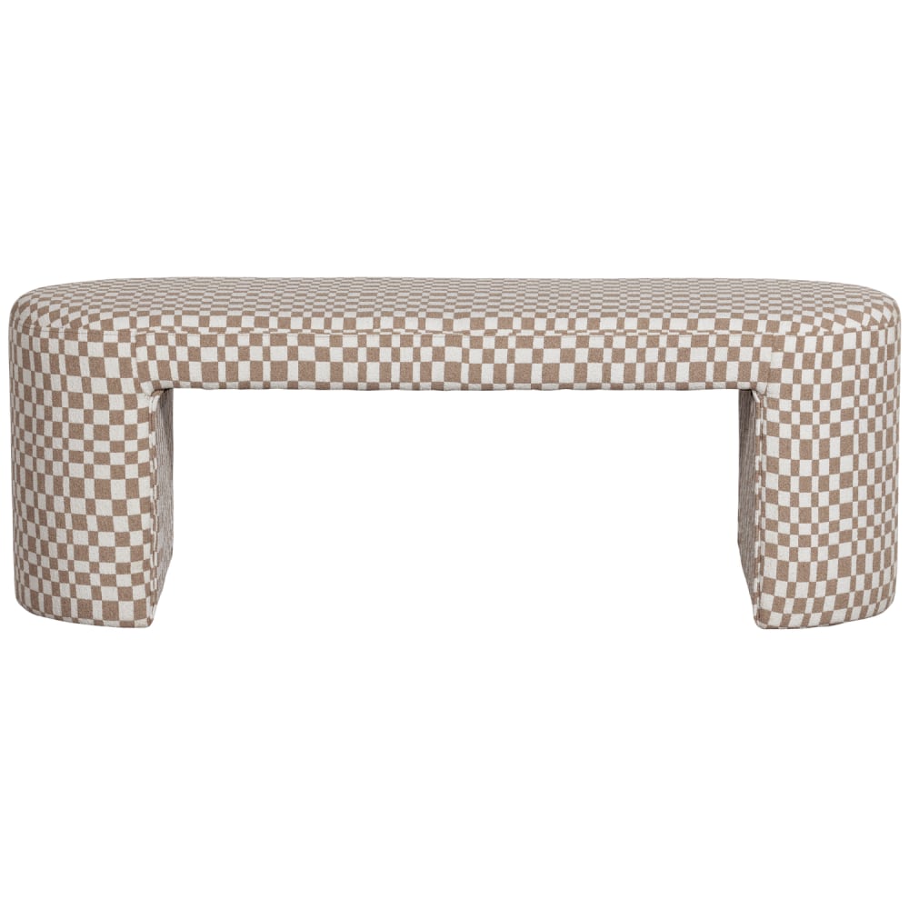 Wohnli Möbelsuche - Bank 2-Sitzer aus Webstoff mit Karomuster