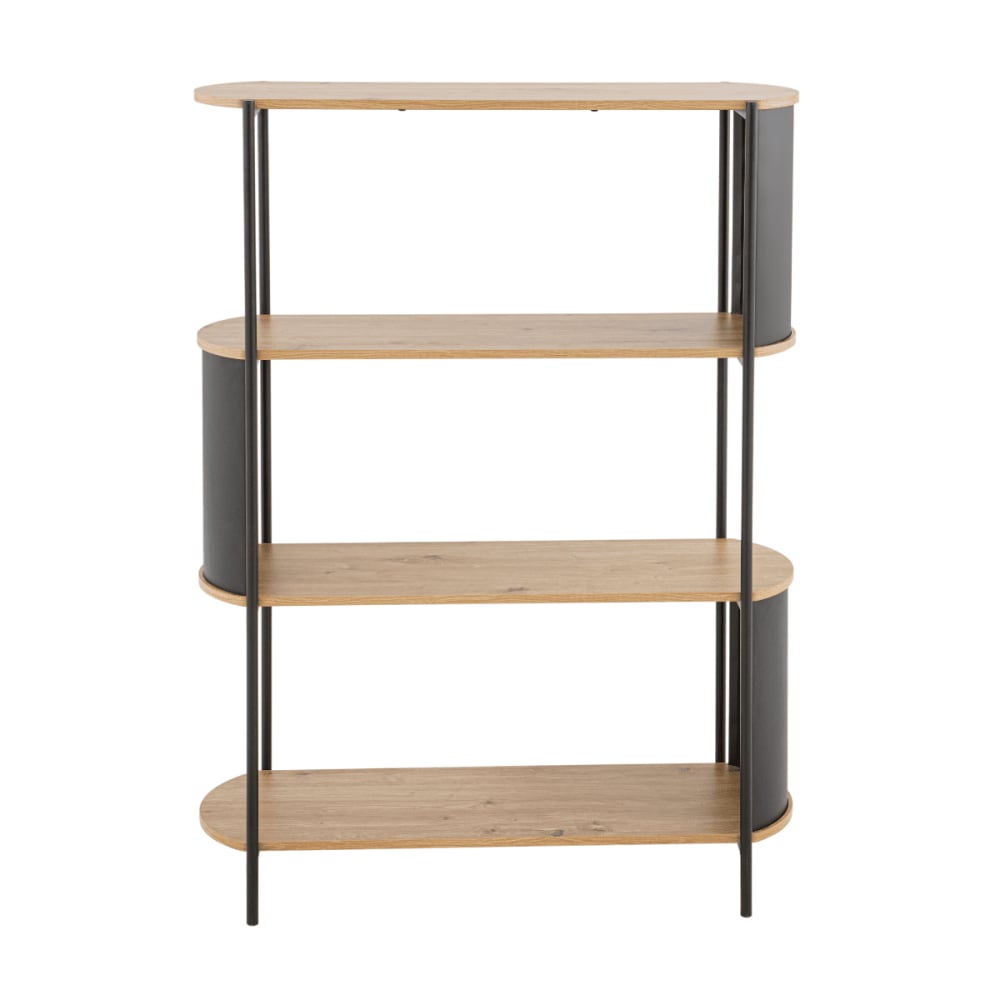 wohnli-moebel-suche-M25092403 Wohnli Möbelsuche - Regal mit 4 Ebenen in Holzoptik
