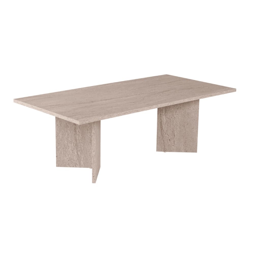 wohnli-moebel-suche-M25092409 Wohnli Möbelsuche - Couchtisch mit rechteckiger Platte L119 cm - Travertindekor