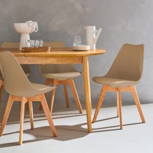 47x81x55cm Harz Braun sweeek Möbel Esszimmermöbel Stühle