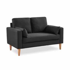 Wohnli Möbelsuche - 2-Sitzer Sofa - Dunkelgrau meliert