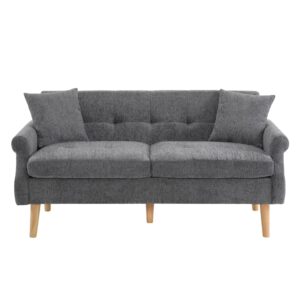 wohnli-moebel-suche-M25093119 Wohnli Möbelsuche - 2-Sitzer Sofa mit Chenillebezug und Massivholzbeinen