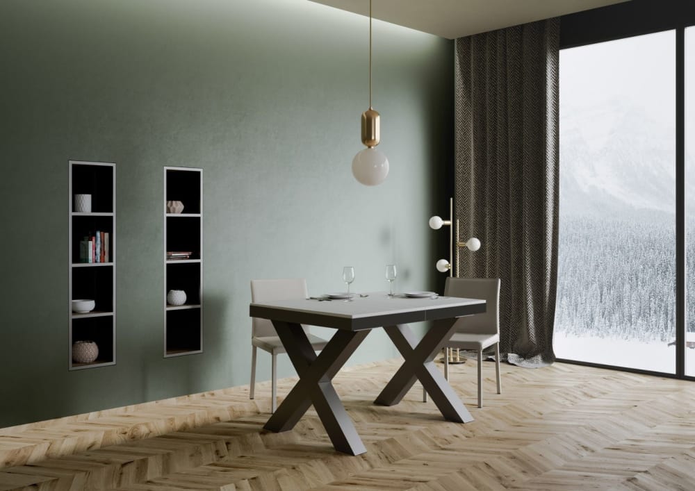 120x77x90cm Spanplatte Weiß Itamoby Möbel Esszimmermöbel Esstische