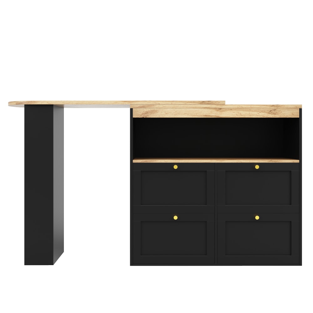 wohnli-moebel-suche-M25094085 Wohnli Möbelsuche - Modularer Drehbarer Stehtisch mit Ablagen