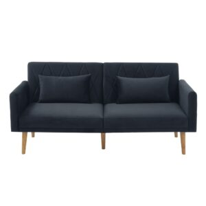 Wohnli Möbelsuche - 2-Sitzer-Schlafsofa aus Samt
