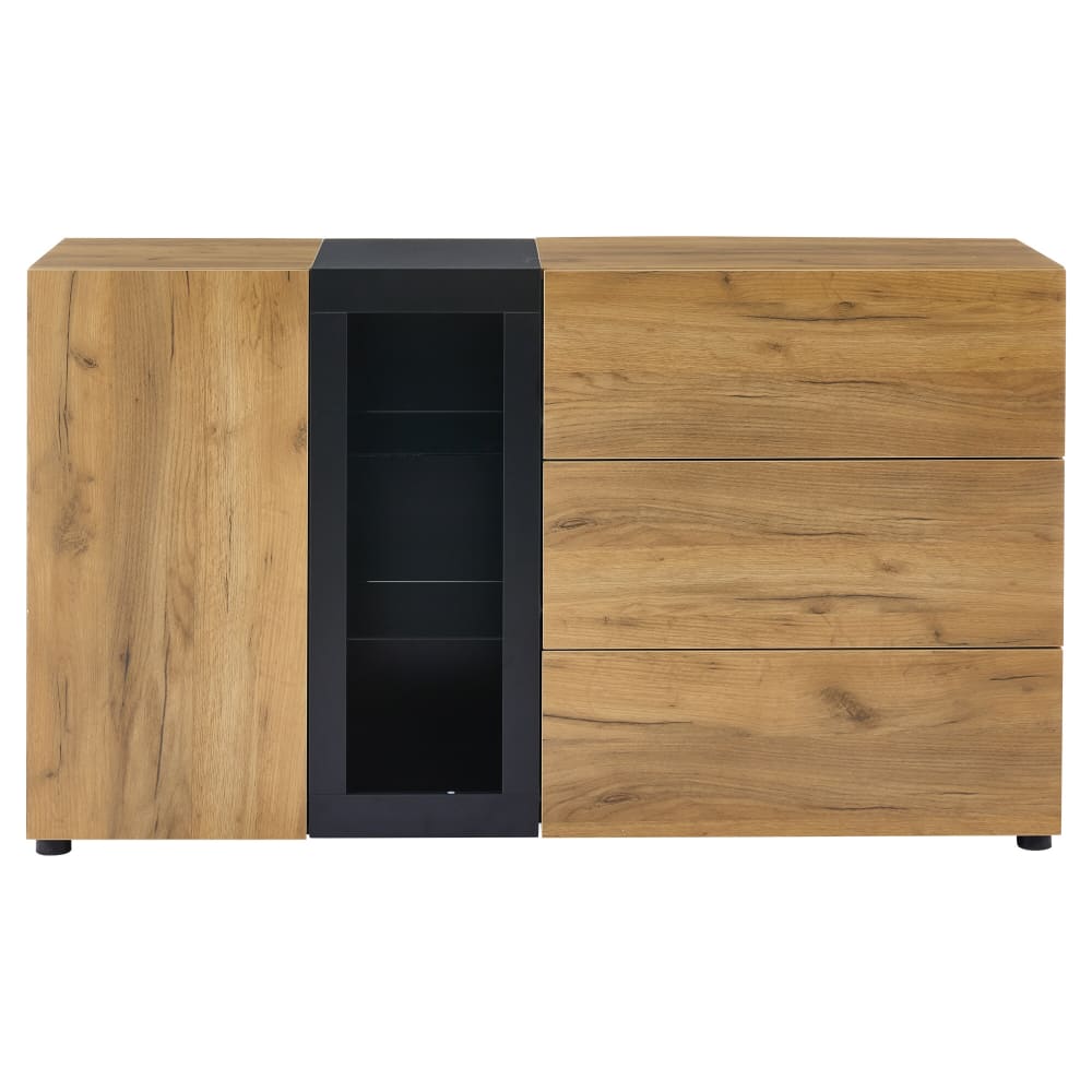 wohnli-moebel-suche-M25094099 Wohnli Möbelsuche - Sideboard in Holzoptik mit Vitrine