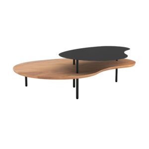 wohnli-moebel-suche-M25095262 Wohnli Möbelsuche - Beistelltische aus Holz und schwarzem Metall (Set aus 2)