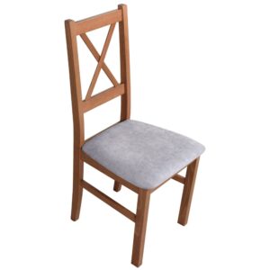 Hellgrau/Nussbaumoptik