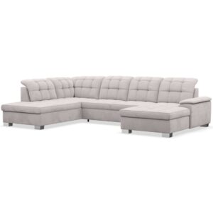 Wohnli Möbelsuche - Wohnlandschaft mit Schlaffunktion und Veloursbezug