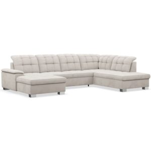 Wohnli Möbelsuche - Wohnlandschaft mit Schlaffunktion und Veloursbezug