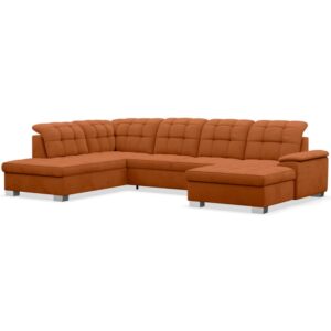 Wohnli Möbelsuche - Wohnlandschaft mit Schlaffunktion und Veloursbezug