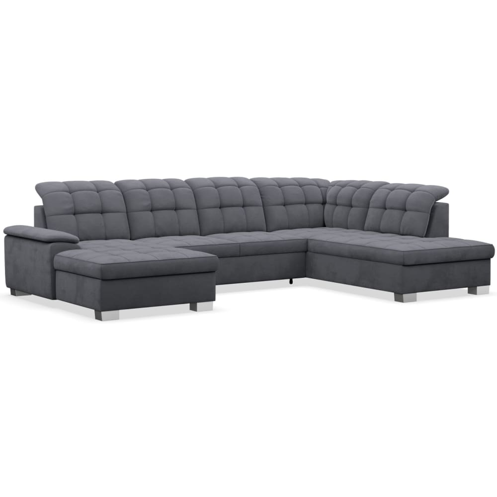 wohnli-moebel-suche-M25096180 Wohnli Möbelsuche - Wohnlandschaft mit Schlaffunktion und Veloursbezug