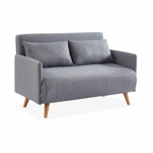 wohnli-moebel-suche-M25096697 Wohnli Möbelsuche - Sofa aus Stoff - Schlaffunktion - hellgrau