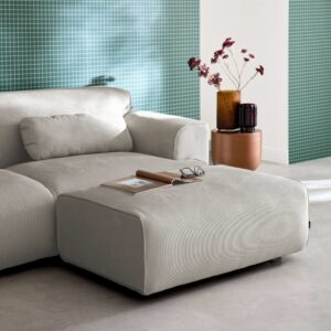 wohnli-moebel-suche-M25096776-1 Fußhocker mit Cordbezug in greige für 2-Sitzer Sofa