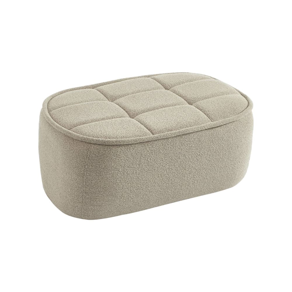 wohnli-moebel-suche-M25096777 Wohnli Möbelsuche - Hocker mit strukturiertem Bouclé-Bezug in beige
