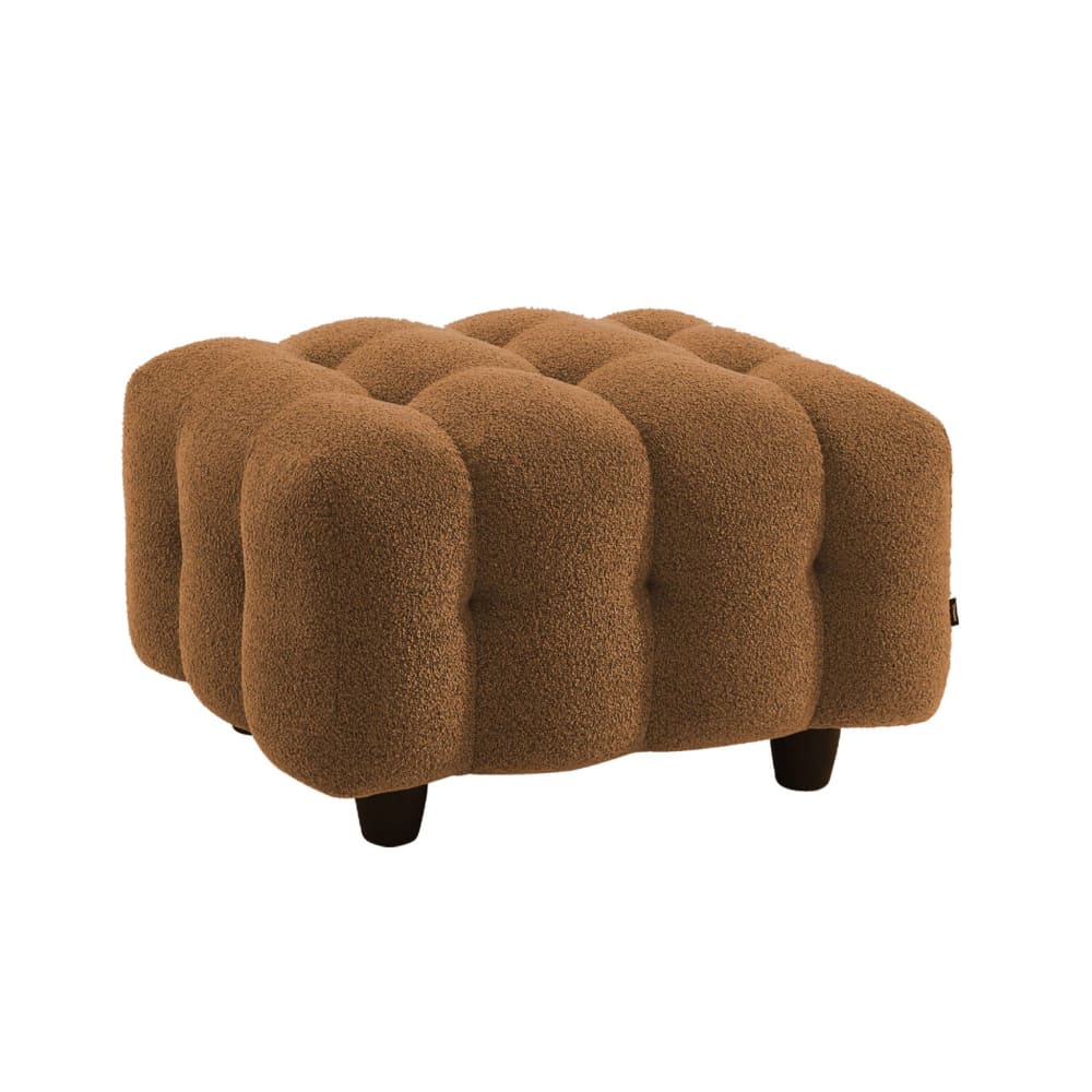 wohnli-moebel-suche-M25096783 Wohnli Möbelsuche - Hocker mit Bouclébezug in senfgelb