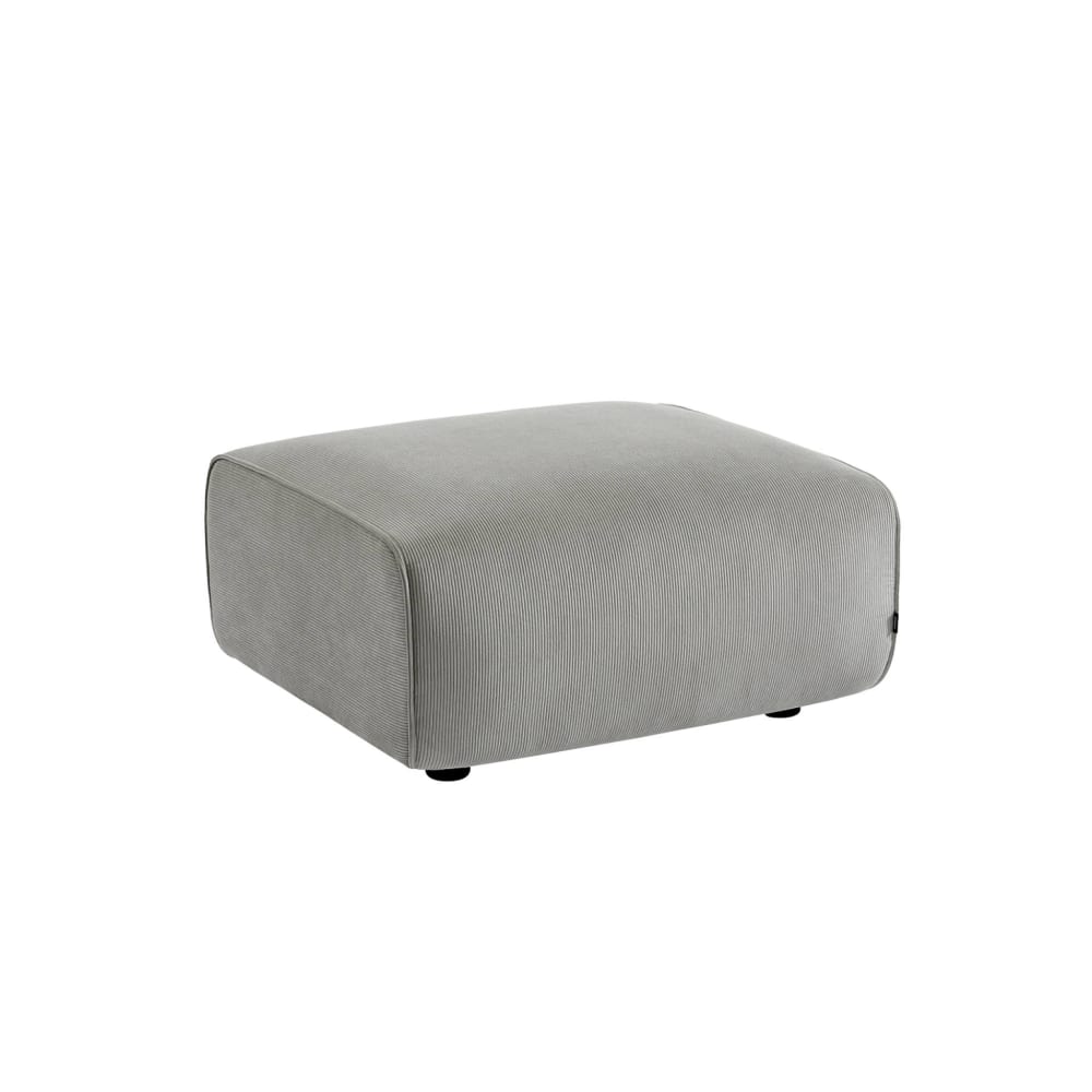 wohnli-moebel-suche-M25096799 Wohnli Möbelsuche - Hocker mit hellgrauem Cordbezug für 2-Sitzer Sofa