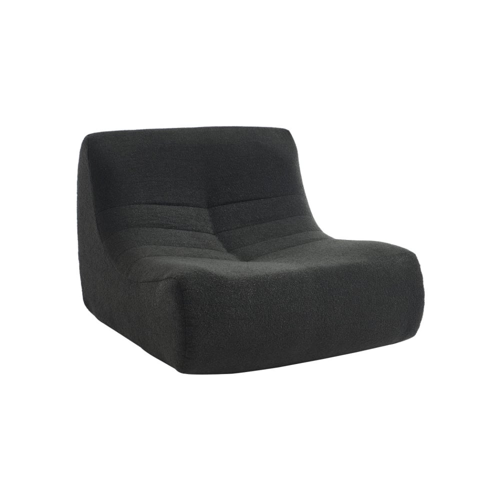 wohnli-moebel-suche-M25096846 Wohnli Möbelsuche - Sessel mit strukturiertem Bouclé-Bezug schwarz