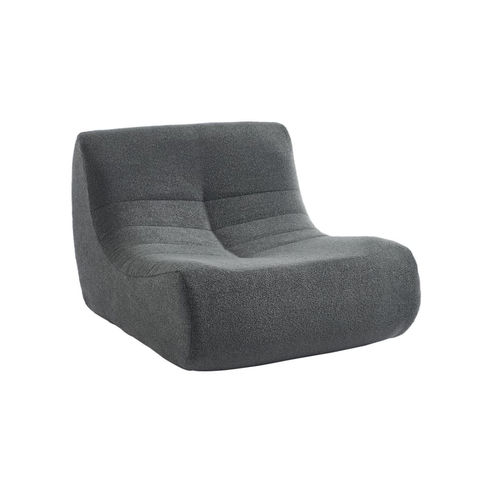 wohnli-moebel-suche-M25096850 Wohnli Möbelsuche - Sessel mit strukturiertem Bouclé-Bezug anthrazit