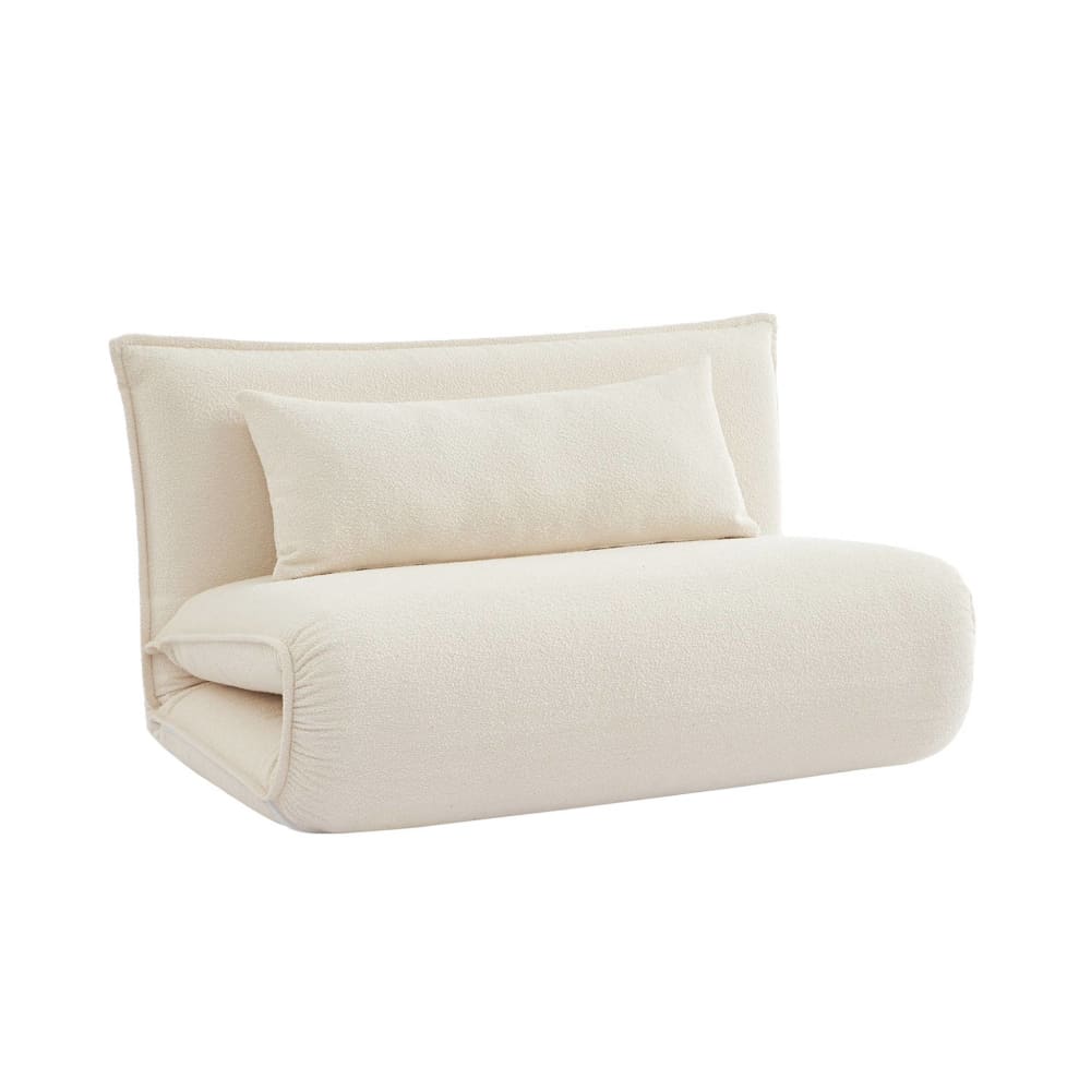 wohnli-moebel-suche-M25096851 Wohnli Möbelsuche - 2-Sitzer Schlafsofa mit antikweißem Bouclé-Bezug
