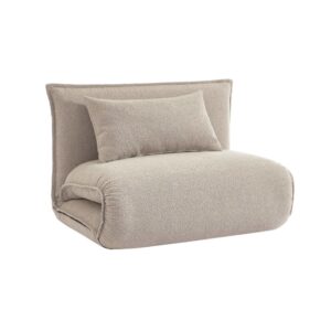 wohnli-moebel-suche-M25096852 Wohnli Möbelsuche - 1-Sitzer Schlafsessel mit Bezug aus Bouclé in beige