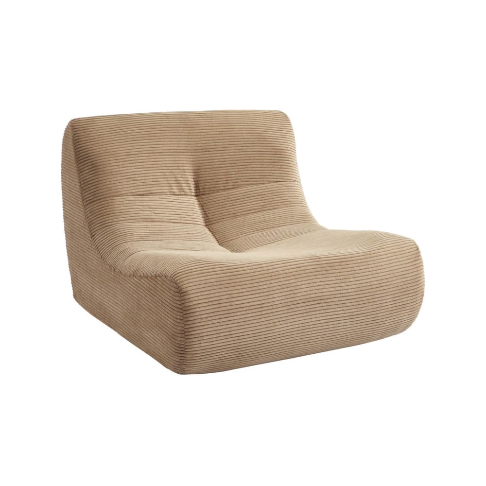 wohnli-moebel-suche-M25096862 Wohnli Möbelsuche - Sessel ohne Armlehne mit Cordbezug 1 Person dunkelbeige