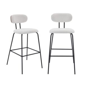 wohnli-moebel-suche-M25096892 Wohnli Möbelsuche - 2er-Set Barhocker nussbaumfarben/weiß/mattschwarz
