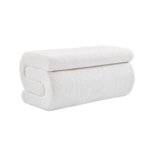 wohnli-moebel-suche-M25096895 Wohnli Möbelsuche - Design-Sitzbank mit cremeweißem Bouclé-Bezug 1-2 Plätze