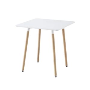 Wohnli Möbelsuche - Weißer quadratischer Esstisch 70cm