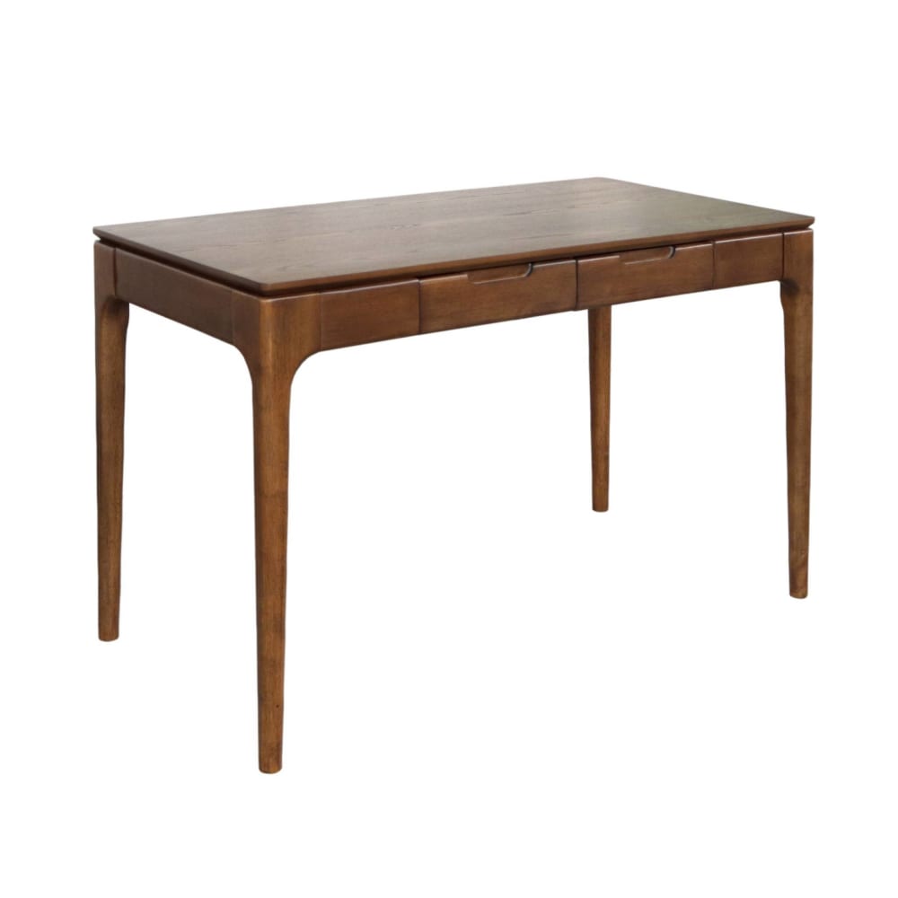 wohnli-moebel-suche-M25096960 Wohnli Möbelsuche - Schreibtisch aus Heveaholz und MDF mit nussbaumfarbenem Eschenfurnier
