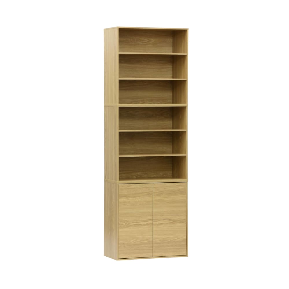 wohnli-moebel-suche-M25096987 Wohnli Möbelsuche - Modulares Regal 3 Elemente Holzdekor eichenfarben