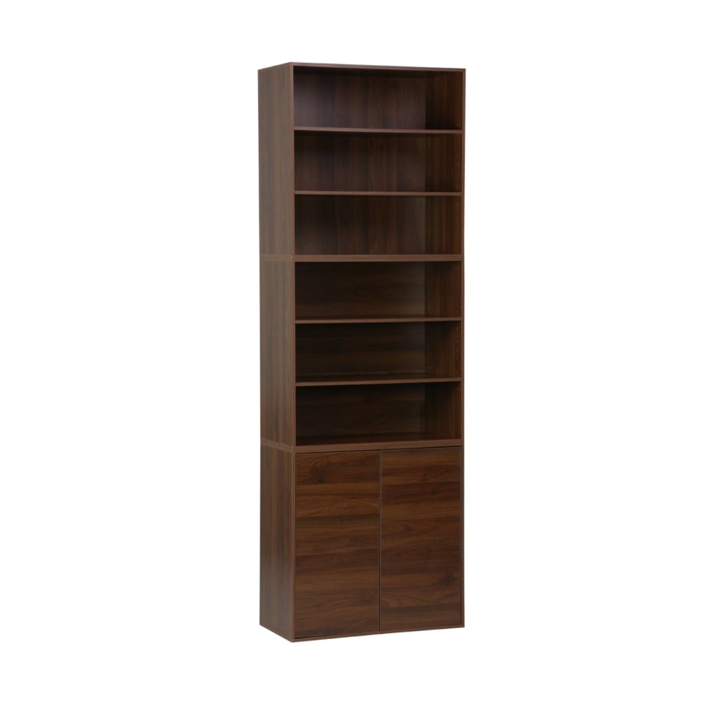 wohnli-moebel-suche-M25096990 Wohnli Möbelsuche - Modulares Regal 3 Elemente Holzdekor nussbaumfarben