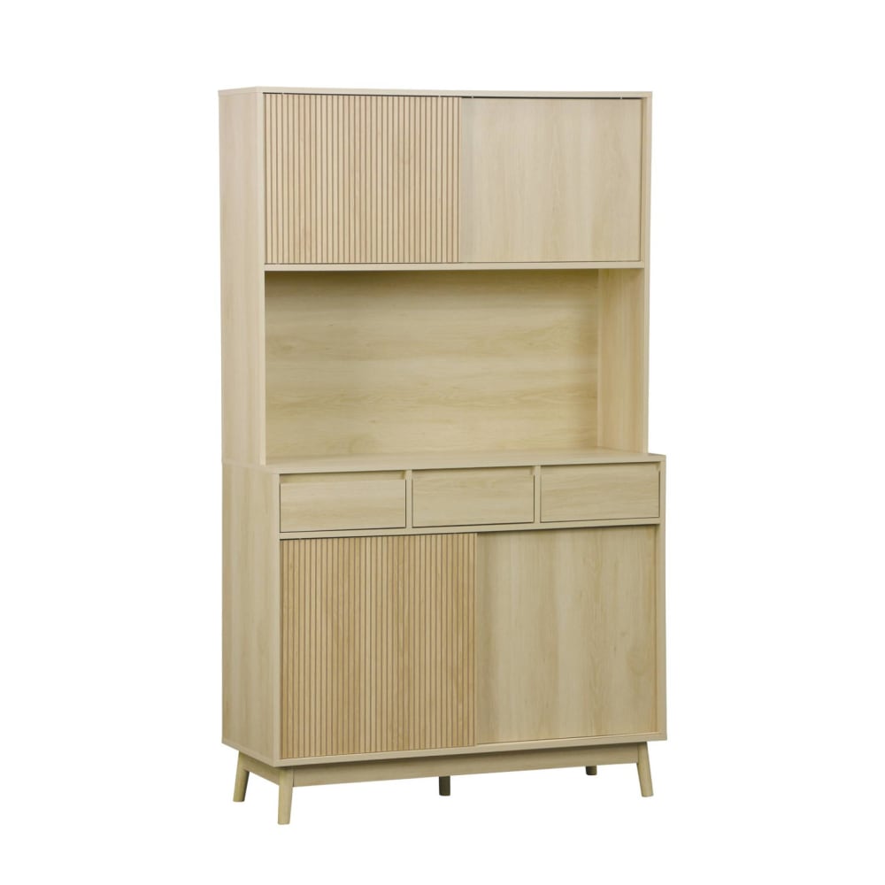 wohnli-moebel-suche-M25097005 Wohnli Möbelsuche - Küchenschrank Holzoptik 4 Türen 3 Schubladen B 110 cm