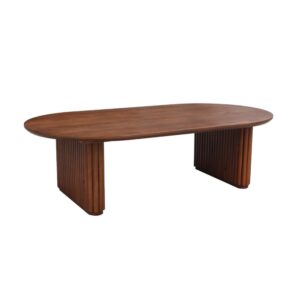 wohnli-moebel-suche-M25097038 Wohnli Möbelsuche - Ovaler Couchtisch Heveaholz und Eichenfurnier nussbaumfarben