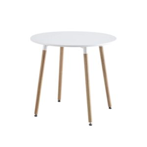 wohnli-moebel-suche-M25097051 Wohnli Möbelsuche - Runder Tisch Ø80cm weiß Holz und MDF