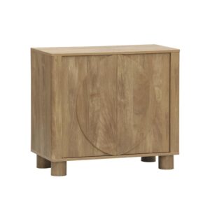Wohnli Möbelsuche - Exotisches Sideboard mit Mangoholzoptik und 2 Türen 80 cm