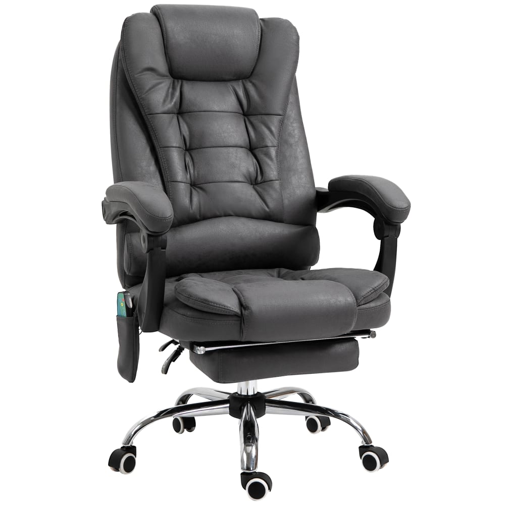 wohnli-moebel-suche-M25097800 Wohnli Möbelsuche - Fauteuil bureau ergonomique hauteur réglable microfibre gris foncé