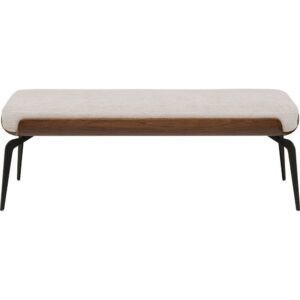 wohnli-moebel-suche-M25098716 Wohnli Möbelsuche - 2-Sitzer Bank aus Stoffbezug und Holz-Optik mit Stahlgestell