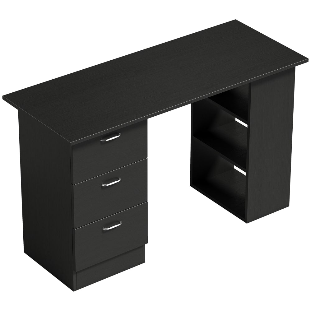 wohnli-moebel-suche-M25099184 Wohnli Möbelsuche - Bureau informatique 3 tiroirs coulissants mdf noir