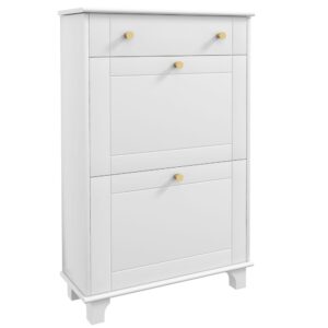 wohnli-moebel-suche-M25099188 Wohnli Möbelsuche - Meuble chaussure entrée étroit avec tiroirs blanc
