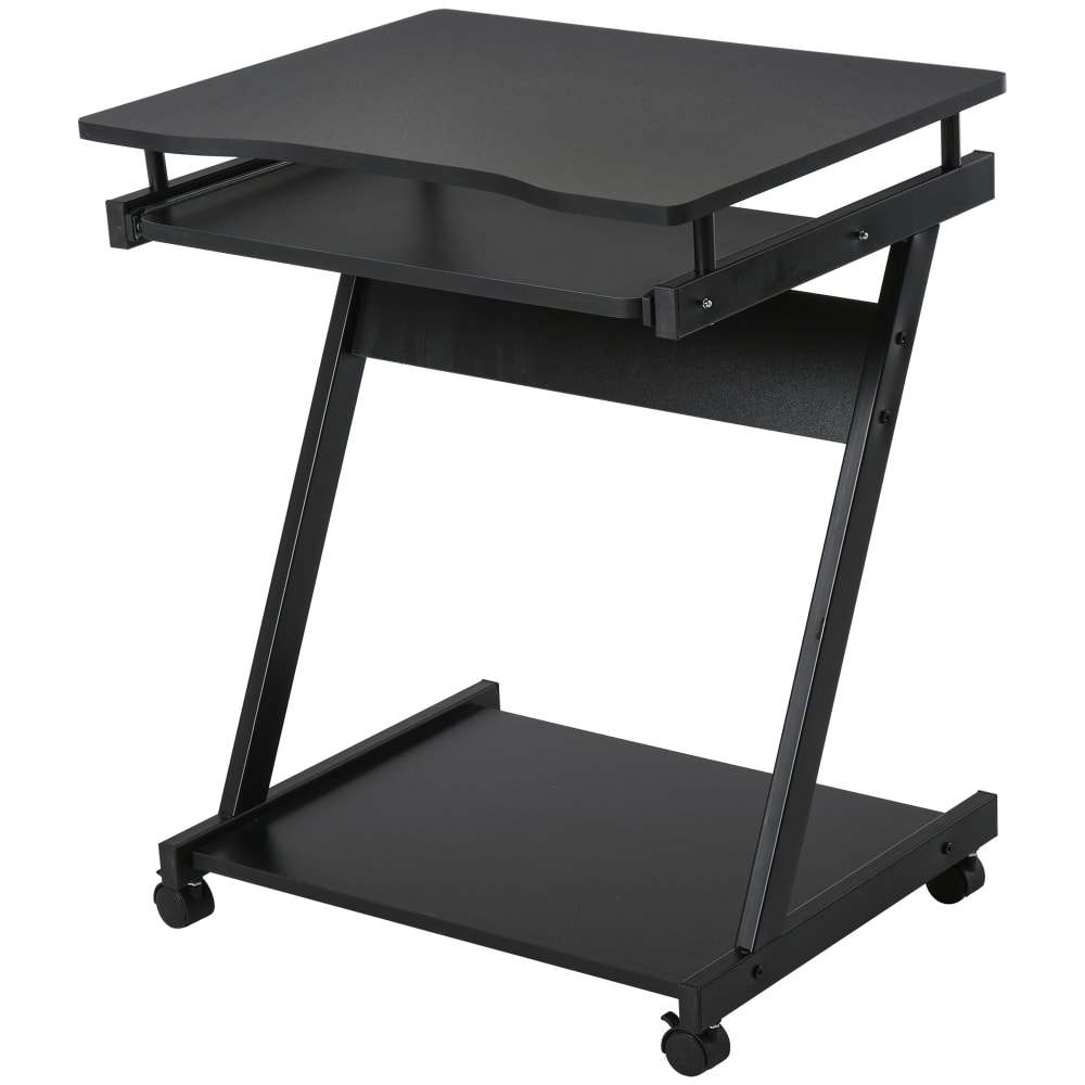 wohnli-moebel-suche-M25099208 Wohnli Möbelsuche - Bureau informatique roulant tablette coulissante clavier étagère noir