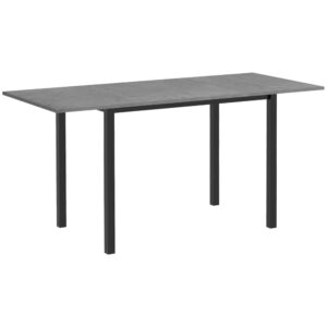 wohnli-moebel-suche-M25099258 Wohnli Möbelsuche - Table à manger extensible 6 personnes acier gris foncé