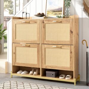 wohnli-moebel-suche-M25100027-1 in Rattanoptik mit 4 Flügeltüren