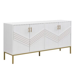 Wohnli Möbelsuche - Modernes Sideboard mit 4 Strukturtüren