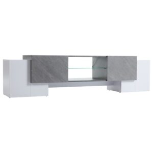wohnli-moebel-suche-M25100062 Wohnli Möbelsuche - Moderner TV-Schrank mit Glasablage und LED