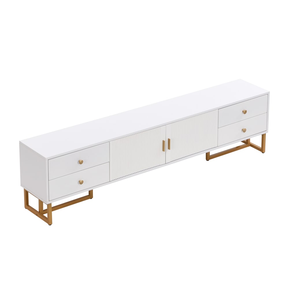 wohnli-moebel-suche-M25100063 Wohnli Möbelsuche - TV-Schrank mit 4 Schubladen und 2 Strukturtüren