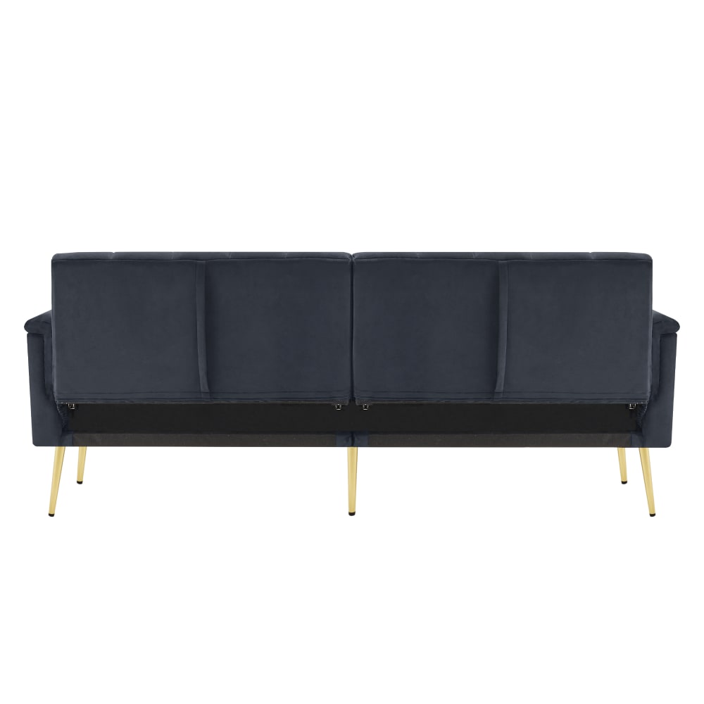 wohnli-moebel-suche-M25100076 Wohnli Möbelsuche - 3-Sitzer-Schlafsofa aus Samt mit verstellbaren Rückenlehnen