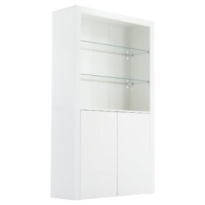 wohnli-moebel-suche-M25100088 Wohnli Möbelsuche - Hochglanze Vitrine mit LED-Beleuchtung