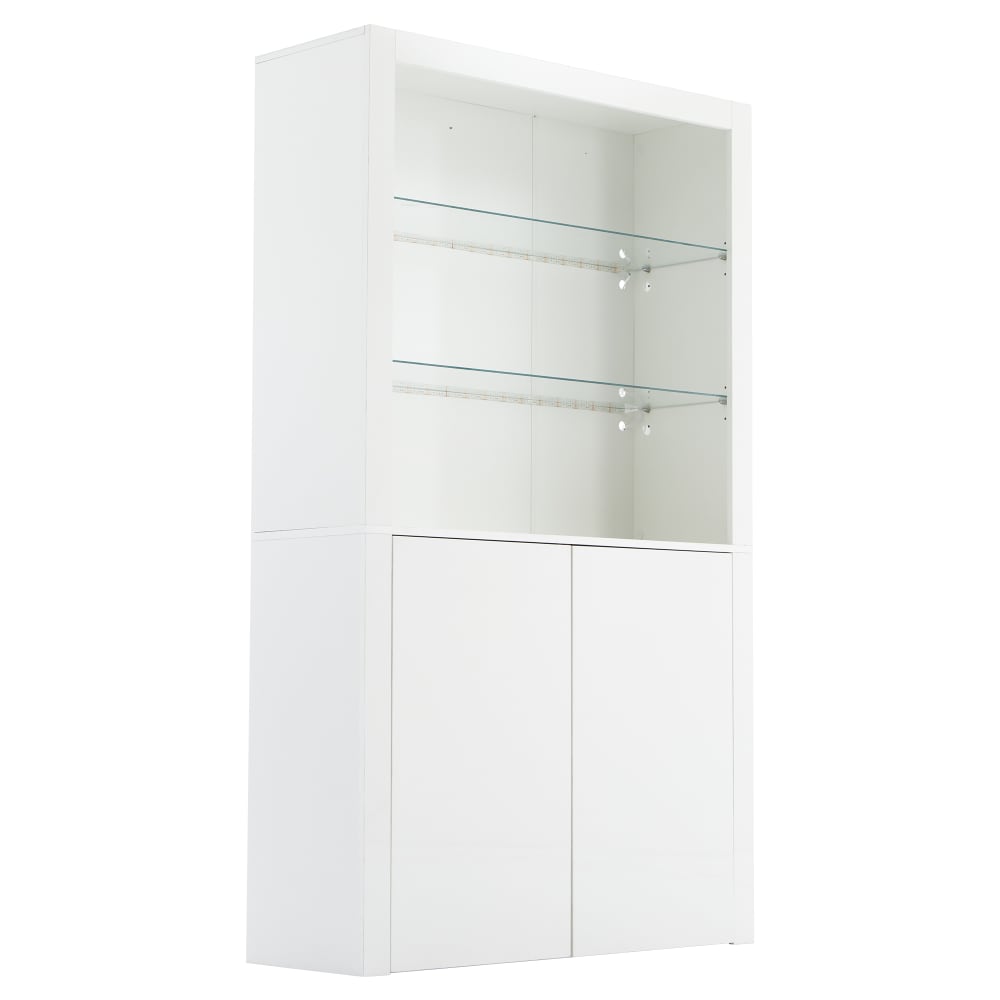 wohnli-moebel-suche-M25100088 Wohnli Möbelsuche - Hochglanze Vitrine mit LED-Beleuchtung