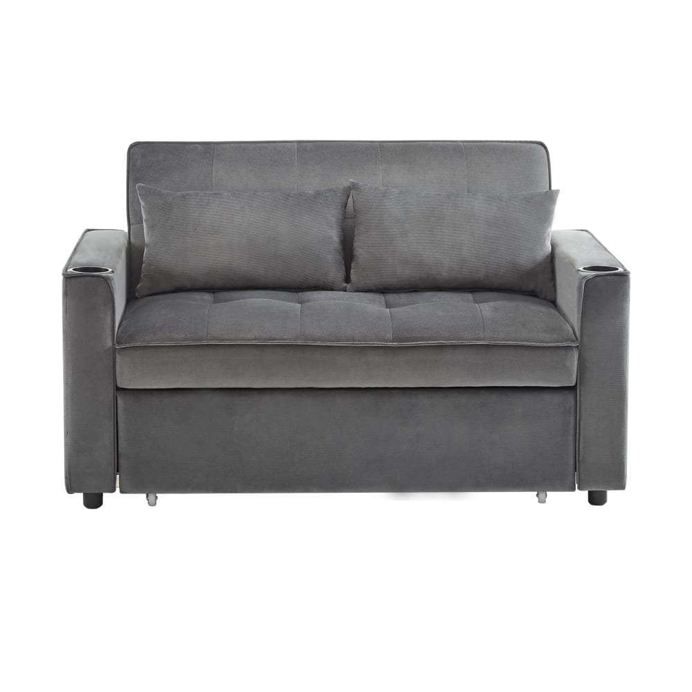 Wohnli Möbelsuche - 2-Sitzer-Schlafsofa aus Samt
